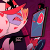 shamanicshaymin: Valentino reminding Vox the Vs are a team. (Staticmoth :: Excuse Me?)