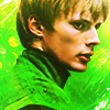 narnialover7: Merlin (Arthur - Up Close Profile(green))