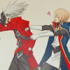 craftings: ([Jin+Ragna] NO JUST LEAVE ME ALONE JIN)