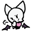i_like_the_stars: Doodle of Rouge the Bat chuckling. She looks amused. (STH Rouge Amused)