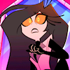 sarajayechan: Salina the Overexposed Sinner Girl overcome by bright lights as the Vees promise to make her a star ([Hazbin Hotel] Salina)