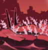 hellofix: A drawing of a red landscape with white plantss (pic#18445188)