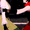 sarajayechan: Ruby grabbing onto Penny, frantically trying to help her fight a virus implanted in her by Watts ([RWBY] Nuts and Dolts)