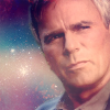 magnavox_23: Jack looking apprehensive with a space background (Stargate_Jack_shadesofGrey)