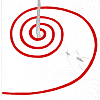 brennanbrown: A red spiral on a whitebackground, similar to the logo of Dreamwidth (spiral)