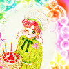 sarajayechan: Makoto holding up a cake she just baked ([Sailor Moon] Makoto)