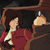 sarajayechan: Harlock and Tochiro having a serious talk ([Harlock] Harlock+Tochiro)
