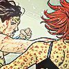 jabberwockys: A panel of Diana punching Cheetah (hatesex)