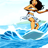 sarajayechan: Katara surfing with a big smile on her face (Default)