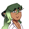 asuraid: Sylvie, with no thoughts in their head. They seem to have an empty, smiling expression, like there's no tumbleweed of a thought in their brain. (no thoughts)