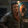 theurbanspaceboi: steve harrington from "stranger things," played by joe keery. he stands with his hands on his hips and wears a leather jacket, a bandana, and a backwards baseball cap. this icon is from episode 5x07, "the bridge." (steve harrington)