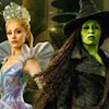 senmut: Glinda in blue, Elphaba in black, side by side (Wicked: Glinda and Elphaba)