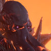 devastatingbeauty: the Emperor emerging from a firey orange light (Default)