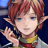 mikogalatea: Chisato from Star Ocean 2, with her pen in hand and an opportunistic grin on her face, as if there's a great news scoop to be had. ([SO2] Chisato)