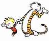 labelleizzy: Animation of Calvin and Hobbes dancing together (Default)