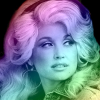 dine: (dolly rainbow - oraclegreen)