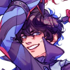 zavodilaterrarium: Akira nervously smiling with Goro. (Akira Pose)