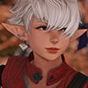 althea_valara: An image of Alisaie from Final Fantasy 14, in her red Endwalker outfit. (alisaie endwalker)
