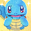 linky: Squritle smiling. (Pokemon: Squirtle: Shine)