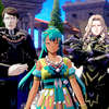sarajayechan: Dietrich, Esmeralda, and Fabio, pissed that their little adventure in the cave made them miss the deadline to register for the Heroic Games ([FEFW] Lamine Trio)