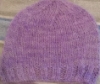 zinlizzie: fuzzy purple knit baby hat (Default)