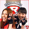 angel_negra: Rei and Juri, peace signs. (Rei_Juri)