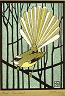 piwakawaka: (fantail woodcut)