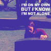 wanderlustlover: (But Not Alone - notmymuse)