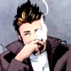 thegrifter: (smoking-blue-background)