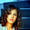 shewhohashope: A woman sitting on a set of stairs.. (Being Human: Annie)