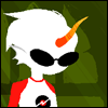 seeing_idawg: Mutant Dave Strider, pensively looking forward. ([mutie] Dave: Ground.)