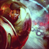 flourish: Janelle Monáe, in a hovercraft, fleeing pursuit. (chase scene)