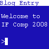 cobaltnine: interactive fiction 2008 descriptive icon (comp 2008)