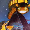 wistfuljane: scene from my neighbor totoro (catbus!)
