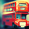 phinnia: big red bus (double decker bus)