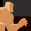 someonetoscold: Sandman in sand-mode, looking angry (Default)