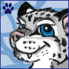 tornir: Animated GIF of a cute snowleopard furry. (The Girls)