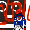 turlough: Party Poison in front of grafitti, art by askpoison ((mcr art) art is the weapon)