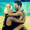 fullygoldy: Volleyball Medalists Hug (Slash Dudes)
