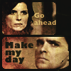 copracat: Wier and Lorne from SGA with text 'Go ahead, make my day' (atlantis - wier makes my day)