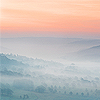 haleskarth: A hazy, orange-and-blue landscape. (Pale landscape.)