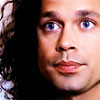 copracat: Blair Sandburg close up with bright blue eyes (blair blue)
