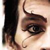 copracat: Close up Red Symons' eye in glam stylised make up (red eye)