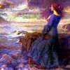 ext_29523: JW Waterhouse's Miranda (Books and tea--what else is there?)
