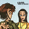 shrift: Bart and Carol from the Impulse comic (bart is dubious)