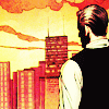 binz: john marcone, 'the dresden files' comic look out a window at the chicago skyline ([ dresden marcone comic ] it's a start)