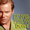 squirelawrence: Kirk being awesome and smug (Kirk smirk)