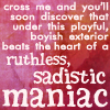 vae: (BlackAdder: text: ruthless sadistic mani)