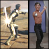helens78: John Cho and George Takei with swords. (st: en garde)