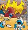 luckytroll: Smurf Village Bombed (smurfs)